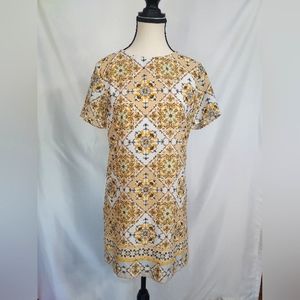 Lulus Yellow Print Cute Spring Dress. Size XS